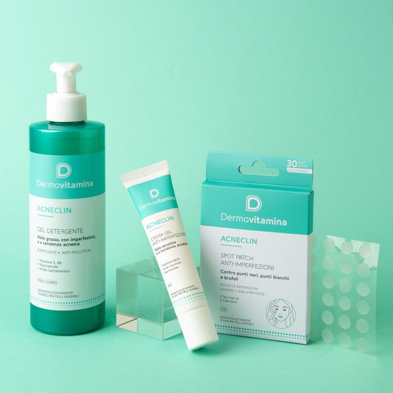 Dermovitamina Acneclin Idrogel – Intensives Anti-Pickel-Gel Für Unreine & Zu Akne Neigende Haut, 40 Ml